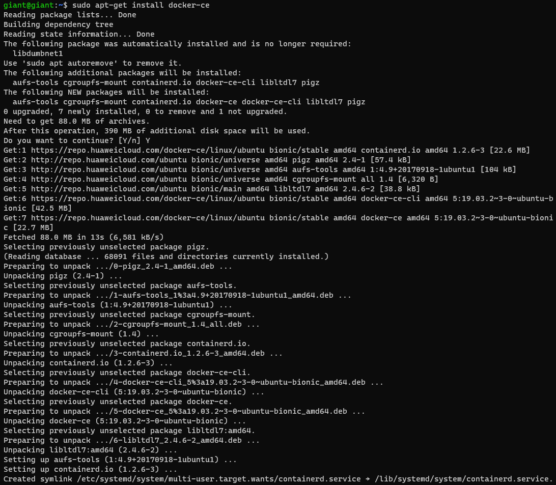 信任Docker的GPG公钥