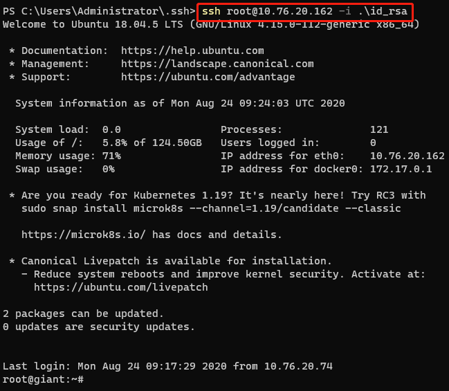 使用RSA Key登录root
