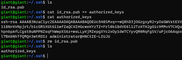 authorized_keys文件