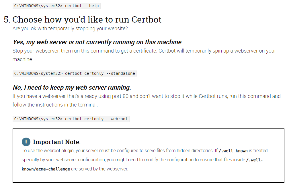 Free Let's Encrypt SSL